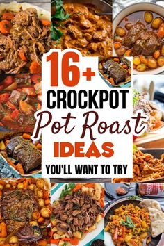 Deliciously juicy pot roast cooked low and slow in the Crockpot perfect for busy nights! Serve with veggies for a complete meal. #SlowCookerRecipes #FamilyDinner #PotRoastRecipe #EasyDinnerIdeas #MealPrep