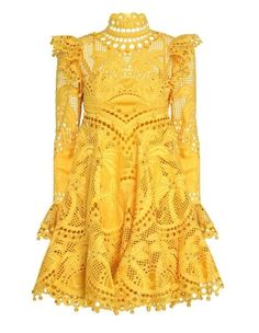 Beach Wear Dresses, Silk Mini Dress, Yellow Dress, Dress Backs, Spring Fashion, Dress Length, Lace Dress, Designer Dresses, Victorian Dress