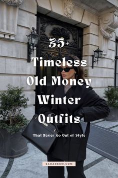 Looking for Old Money Winter Outfit ideas? Discover elegant, timeless, and classy outfit inspiration for women that captures the quiet luxury aesthetic. From chic coats to sophisticated skirts, these casual yet refined looks are perfect for winter 2024 and 2025. Embrace a wardrobe of effortless elegance with these old money winter outfits that blend style and warmth. #OldMoney #WinterOutfits #TimelessStyle #OutfitIdeas #ClassyFashion Winter Old Money Outfits Women, Quiet Luxury Aesthetic, Fashion Old Money, Old Money Winter, Timeless Looks, Inspiration For Women, Winter Skirt Outfit, Minimalist Accessories, Outfit Challenge