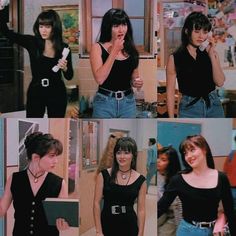 Beverly Hills 90210 Fashion, 90210 Fashion, 90s Inspired Outfits, Shannen Doherty, Beverly Hills 90210, Look Retro, Outfit 90s, 90s Fashion Outfits, Looks Black