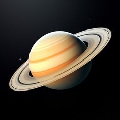 an artist's rendering of the planet saturn