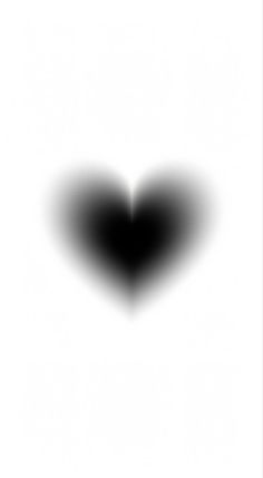 a black heart shaped object is shown in the middle of a white background with an area for text