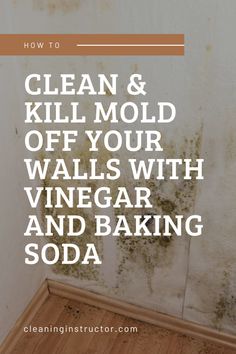 moldy walls with vinegar and baking soda