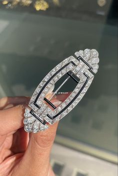 Antique Art Deco Diamond Brooch, featuring French cut diamonds in a vintage-inspired design. Handmade with care, this best buy brooch pin is the perfect Christmas gift for her, adding a touch of elegance to any  Description: ●Base Metal:Sterling Silver, 14K White Gold ●Gemstone Color : White ●Gemstone Type : Cubic Zirconia, Moissanite  ●Stone: Diamond,Onyx ●Stone Cut: Old European Cut ●Number Of Stone : Antique Single Cut Round Cut  ●Setting Style: Prong ●Dimensions: Width: 0.79 in (20 mm)Depth: Art Deco Diamond Brooch, Types Of Pins, French Cut, Moissanite Diamond Rings, Diamond Brooch, Antique Art Deco, Brooches Handmade, Art Deco Diamond, Vintage Inspired Design