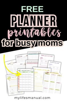 Grab the Free Planner Printables For Busy Moms. I have a collection of free printable planner pages that you can download for free. The free planners are on different pages and I put them together on this page so it will be easier for you to find them. Busy Mom Planner Free Printable, Free Planner Printables 2024, Mom Binder Printables Free, Life Planner Printables Free, Planner Categories, Business Daily Planner, Free Printable Planner Pages