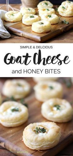 simple and delicious goat cheese and honey bites are the perfect appetizer for any occasion