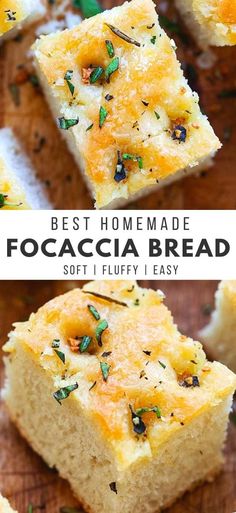 the best homemade focaccia bread soft and fluffy easy to make