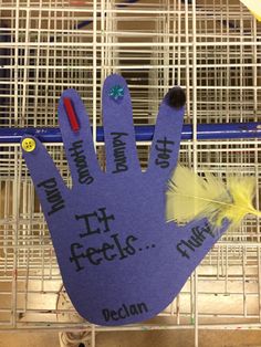 a hand that has been made to look like it is in a cage with writing on it