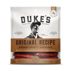 duke's original recipe smoked shorty sausages