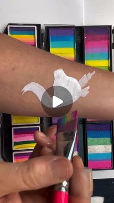 Unicorn Body Painting, Face Paint Unicorn Easy, Simple Unicorn Face Paint, Face Painting Simple Easy, Cheek Art Face Paint Simple, Face Paint Videos, Facepainting Ideas Easy For Kids, Easy Face Painting Designs Simple, Simple Face Painting Ideas For Kids