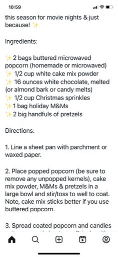 the recipe for christmas pudding is shown in this screenshote, with instructions to make it