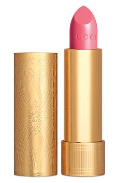 Gucci Rouge à Lèvres Satin Lipstick | Nordstrom Neutral Lip Gloss, The Painted Veil, Satin Lipstick, Plumping Lip Gloss, Alessandro Michele, Diy Kits Gift, Nude Nails, Lip Liner, Scandal