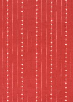 a red background with white lines and dots