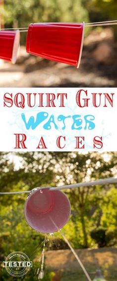 Running out of ideas to keep the kids entertained this summer? Why not try these Squirt Gun Races?! Festival Camping, Water Games, Ideas Backyard, Backyard Games, Summer Games, Summertime Fun, Finding Nemo