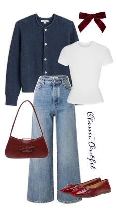 Winter vibes outfit Celana Jins Wanita, Looks Pinterest, Uni Outfits, Casual Day Outfits, Going Viral, Baggy Pants, 가을 패션, Outfit Inspo Fall, Grace Kelly