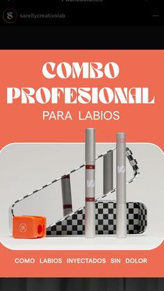 an advertisement for the company called como professional para laborios