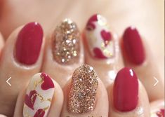 Classy Nail Art Ideas, Bridal Nails Designs, Trendy Nail Designs, Valentine Nail Art, Valentine Party, Nail Art Designs Diy, Pretty Nail Art Designs