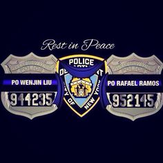 the logo for rest in peace police