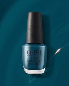 OPI®: Drama at La Scala - Nail Lacquer | Teal Nail Polish Teal Nail Polish, Nail Base Coat, Teal Nails, Long Lasting Nail Polish, Fall Nail Trends, Blue Nail Polish, Long Lasting Nails, Blue Nail