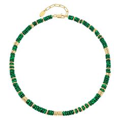 PRICES MAY VARY. ❤: Boho Choker Necklace : Elevate your style with gemstones that enchant. Choose from exquisite options like malachite, amazonite, tiger eye, turquoise, black turquoise, colored gemstones, and more. Our collection embodies the essence of nature's beauty. ❤: Beaded Necklace for Women : Accentuating the beauty of gemstones are our metal spacer beads, meticulously designed to complement and enhance the overall elegance of the choker. Our brass rectangle paperclip link extended chai Green Heishi Bead Jewelry With Gemstone Beads, Green Jewelry With Colorful Beads For Vacation, Gold Heishi Beads Jewelry For Vacation, Green Polished Beads Necklace For Beach, Boho Choker Necklace, Natural Stone Necklace, Colored Gemstones, Bead Choker, Black Turquoise