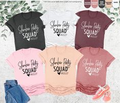 Slumber Party Squad Shirt, Sleepover Pajama Shirts, Girls Squad Shirt, Sleepover Girls Birthday Party Shirt, Friends Gift, Party Squad Shirt Tee Type: Spring,Summer,Fall,Winter Tee Length: Regular Tee Sleeve: Short Sleeve On Cruise Time Coconut Trees & Anchor Tee Shirts,Funny Cruising Letter Print Sayings Novelty T Shirts Tops, Casual Loose-Fit Short Sleeve O-Neck T-Shirts Blouses,Cruising Family Vacation Tee Shirts,Cruising Friend Party T Shirts Clothing. Size Chart: (1Inch=2.54cm)  Welcome to Friend Party, Girls Squad, Winter Tees, Coconut Trees, Squad Shirt, Birthday Party Shirt, Funny Tee Shirts, Slumber Party, Tops Casual