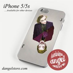 an iphone case with the image of joker on it