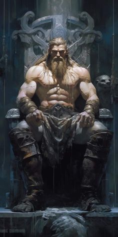 Viking Vampire Art, Barbarian Art, Barbarian Dnd, Roleplay Characters, Conan The Barbarian