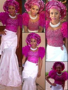 Trendy Blouse Styles Made With “lace” - Fashion - Nigeria Igbo Blouse Styles, Igbo Blouse Styles For Wrapper, Blouse Styles For Wrapper, Blouse And Wrapper, Swahili Fashion