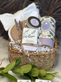 Lavender with all its healing benefits is the perfect gift to send someone to help decompress. Self-care gift basket is filled with cotton waffle spa headband , spa loafa , lavender vegan Terre A Terre Plant basked soap made in Provence France , lavender organic lotion bar and Sleepy Time Tea.  Just a beautiful gift wrapped in cellophane with personalized gift card. Sleepy Time Tea, Send A Hug, Dream Tea, Organic Lotion, Lotion Bar, Sleepy Time, Spa Headband, Relax And Unwind, Relax Spa