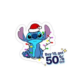 a sticker with an image of stitch - stitch stitch stitch stitch stitch stitch stitch stitch stitch