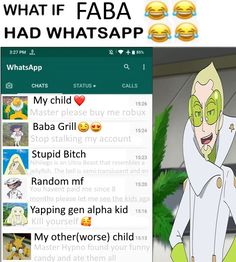 an image of what if faba had whatsapp?