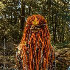 Dread Ideas, New Dreads, Dread Wraps, Dread Jewelry, Elven Jewelry, Forest Elf, Henna Hair, Fairy Jewelry, Dread Hairstyles