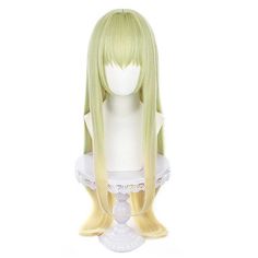 Shiro Seijo to Kuro Bokushi Cecilia Cosplay Wig Halloween Custome Accessories Material：High Temperature FiberPackage included: Wig Halloween Sale, Cosplay Wig, Cosplay Wigs, Necklace Sizes, Beige Color, High Temperature, Fancy Dress, Wigs, Perfect Fit