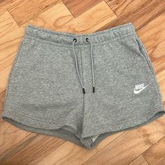 Mini Shorts By Nike Material: Cotton Bought From Nordstrom New Without Tags True To Size Smoke Free Home Nike Casual Workout Shorts, Nike Cotton Workout Shorts, Trendy Nike Short Bottoms, Trendy Nike Shorts, Nike Casual Gray Bottoms, Casual Gray Nike Shorts, Gray Shorts, Shorts Womens, Shorts Nike