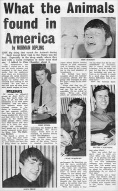 an old newspaper article with pictures of young men and women in black and white colors