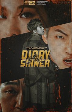 the poster for diary of the sinner shows two young men with different facial expressions