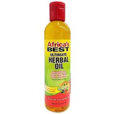 For deep, whole body hydration, get Africa's Best Herbal Oil. Experience the benefits of a perfectly blended formula of vitamins and African herbs while the deep penetrating oils go to work to relieve your dry skin and thirsty hair. A blend of penetrating natural oils Revitalizes dry, thirsty hair skin Professional strength products designed for use in the home salon Pleasantly scented Directions: For hair scalp for hot oil treatment - wash and towel dry hair, heat oil (not boiling) and apply to African Herbs, Towel Dry Hair, Best Hair Oil, Sage Oil, Body Oils, Herbal Oil, Dull Hair, Go To Work, Growth Oil