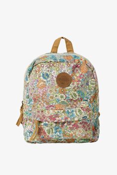 Colorful Backpacks, Girl Stuff, Mini Backpack, School Year, Multi Colored, Backpack Bags, Front Zipper, Patch Logo, Shoulder Straps