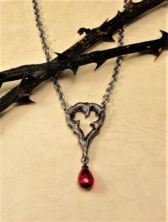 Thorn Necklace, Jewelry Vampire, Necklace Vampire, Vampire Necklace, Jewelry Goth, Black Arts, Vampire Goth