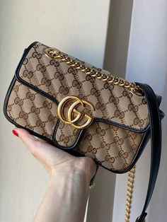 Gucci Bag Aesthetic, Gucci Aesthetic, Aesthetic Baddie, Nail Bags, My Style Bags, Purse Essentials