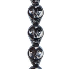 "Buy the Black Glass Skull Beads, 10mm by Bead Landing™ at Michaels. These fun skull beads will add eye-catching appeal to your accessory creations. These fun skull beads will add eye-catching appeal to your accessory creations. On their own or mixed with complimentary beads and charms, these beads will make lovely necklaces, bracelets and earrings. Details: Black 10mm x 8mm 6.5\" (16.51 cm) string length Glass | Black Glass Skull Beads, 10mm by Bead Landing™ | 10mm x 8mm | Michaels®" Bead Landing, Skull Beads, Strung Beads, Michael Store, Beaded Skull, Bead Stringing, Lovely Necklace, Diy Inspiration, Black Glass