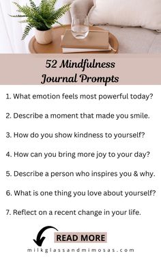 Take you daily morning journaling practice to a deeper level with the best mindfulness journal prompts for mental health, self-discovery and personal growth. Use these as part of a 30 day journaling challenge or for journal prompts for night. Journal Prompts For Personal Growth, Journaling Challenge, Morning Journal Prompts, Morning Journal, For Journal