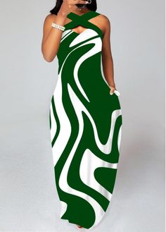 Color:Green;Size:S;Size:XL;Package Contents:1 X Dress;Occasion:Sport; Casual Green One-shoulder Maxi Dress, Latest Dress For Women, Criss Cross Dress, Green Maxi Dress, Maxi Dress Wedding Guest, Green Maxi, Dresses By Length, Maxi Dress Green, Sleeveless Maxi Dress