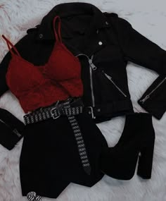 Look Grunge, Mode Inspo, Alternative Outfits, Really Cute Outfits, Cute Simple Outfits, Teenage Fashion Outfits, Edgy Outfits, Teen Fashion Outfits, Cute Casual Outfits