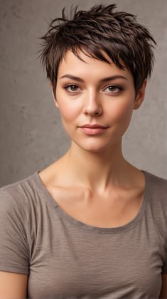 22 Stunning Short Pixie Haircuts for Women: Bold and Chic Styles Short Pixie Haircuts For Fine Hair, Short Pixie Haircuts For Women, Current Haircuts, Pixie Haircuts For Women, Curly Pixie Haircuts, Easy Hair Cuts