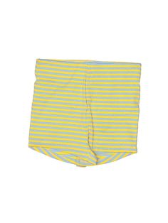 Zara Board Shorts Size: Small Swimwear - used. 95% COTTON, 5% ELASTANE, Stripes | Zara Board Shorts: Yellow Stripes Swimwear - Size Small Stretch Cotton Swim Trunks, Stretch Summer Bottoms For Playwear, Summer Stretch Bottoms For Playwear, Yellow Stretch Short Leg Bottoms, Fitted Bottoms For Playwear In Summer, Fitted Bottoms For Summer Playwear, Yellow Summer Playwear Bottoms, Fitted Playwear Shorts, Fitted Short Bottoms For Playwear