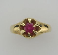 Ladies or Mans 14 Karat Yellow Gold by PattyHansenGallery on Etsy, $750.00 Classic Domed Yellow Gold Sapphire Ring, Vintage Ruby Rings With Polished Finish, Classic Yellow Gold Domed Sapphire Ring, Formal Ruby Signet Ring, Formal Ruby Gemstone Ring, Yellow Gold Ruby Ring With Bezel Setting, Ruby Ring In Yellow Gold With Bezel Setting, Classic Formal Signet Ring With Gemstone, Classic Formal Gemstone Signet Ring