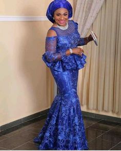 40+ Style inspirations for your next big event - Stylish Naija Lace Styles For Wedding Guest, Lace Styles For Wedding, Aso Ebi Lace Styles, Nigerian Lace Styles, Lace Dress Styles