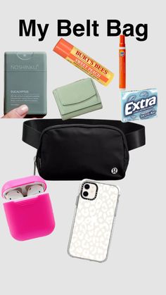 Fanny Pack Essentials, Locker Inspiration, Pack My Bag, Vacation Board, Random Products