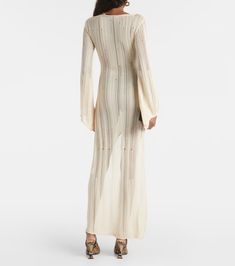 Myda knitted maxi dress in beige - Aya Muse | Mytheresa